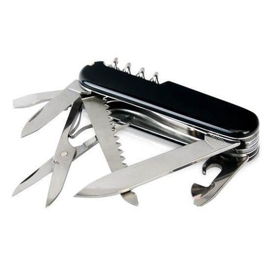 Складной нож Victorinox Мод. Huntsman Black (91 мм) - 15 функций