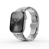 Ремешок для Apple Watch 49/46/45 - ROYAL II Серебристый/Сталь