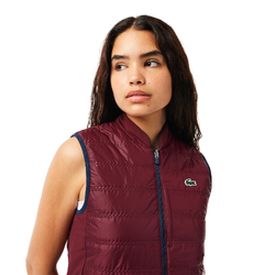 Женская теннисная жилетка Lacoste Sport Reversible Golf Vest - небесный