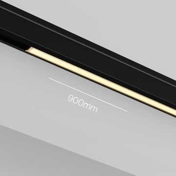 Трековый магнитный светильник LED 15W 2700К 24V TR190-1-15W2.7K-B чёрный Basis Levity Maytoni