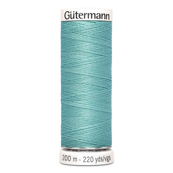 Нитки универсальные Gutermann Sew-all 100 (200 метров), 5 кат. | 924 аквамариновый нейтральный