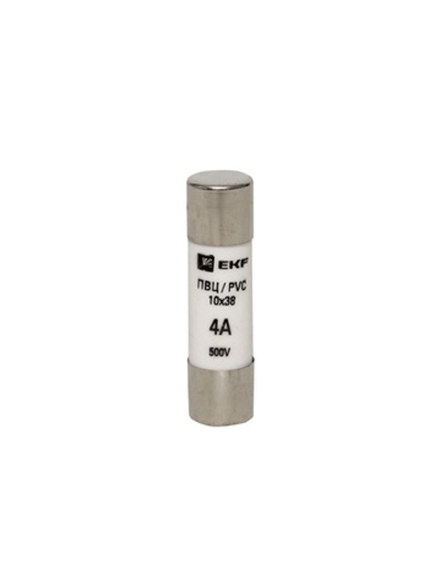 Вставка плавкая цилиндрическая ПВЦ 10х38 4А EKF pvc-10x38-4