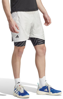 Мужские теннисные шорты Adidas 2n1 Short Pro - серый