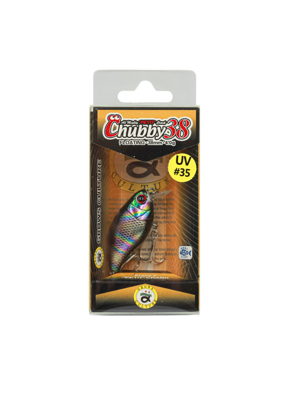 Воблер Крэнк Chubby 38F 38 мм 4 г цвет 35 Tamamushi