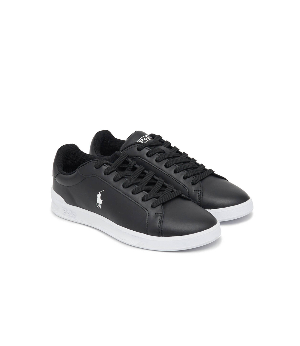 Кожаные кроссовки POLO RALPH LAUREN - черный(809845109)