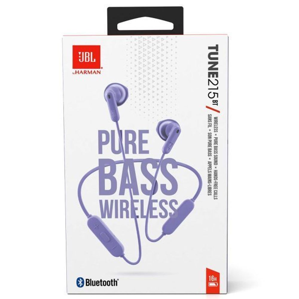 Беспроводные наушники JBL T215BT Purple - 6