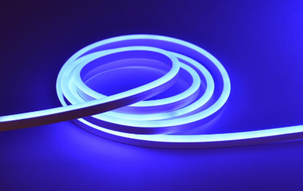 Лента с/д LE LED NEON 2835-120 9,6Вт синий IP 67 220В (50м)