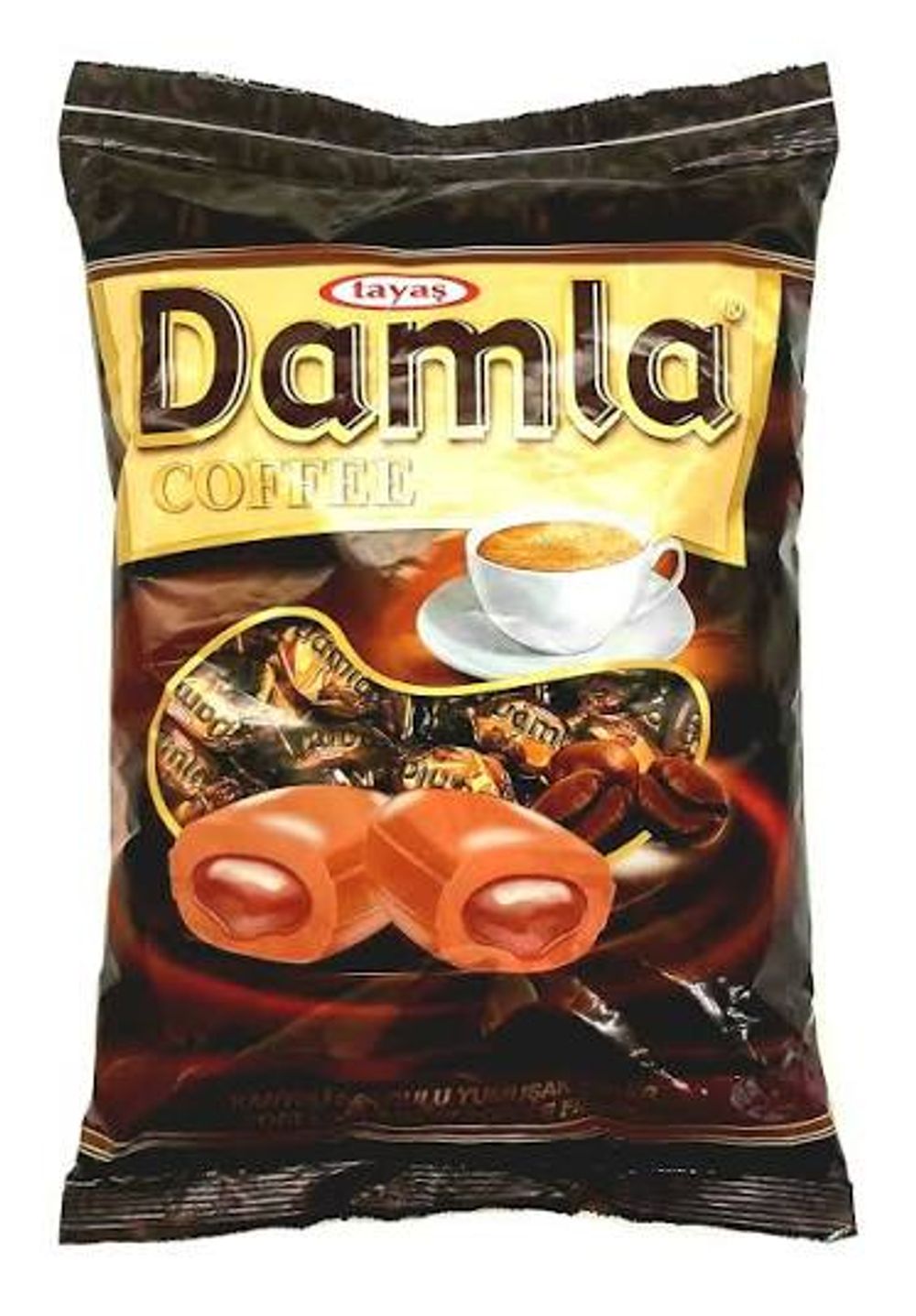 Жевательные конфеты DA млA Coffee со вкусом кофе и сливок и кофейной начинкой,1кг