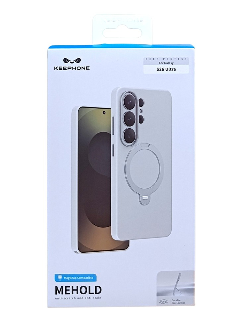 Накладка для Samsung Galaxy S26 Ultra Keephone MEHOLD MagSnap белый