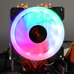Кулер для CPU ТЕСЛА (TESLA) 620RGB, 2х92мм, 3-pin, Al+Cu, серебристый-белый-прозрачный/FRGB, 2200rpm, 64CFM, 23дБ, 6-PIPE(прямой контакт), TDP 180Вт, INTEL 1700/1200/115x/775/1366, AMD AM5/AM4/AM3(+)/AM2(+)/FM2(+)/FM1/754/940/939 (TSL-620-RGB)