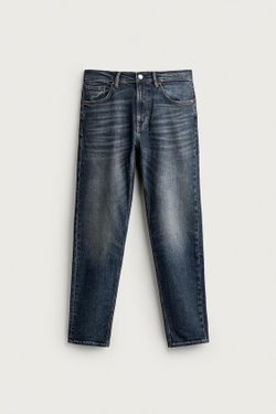 ZARA БАЗОВЫЕ ДЖИНСЫ SLIM FIT, СИНИЙ