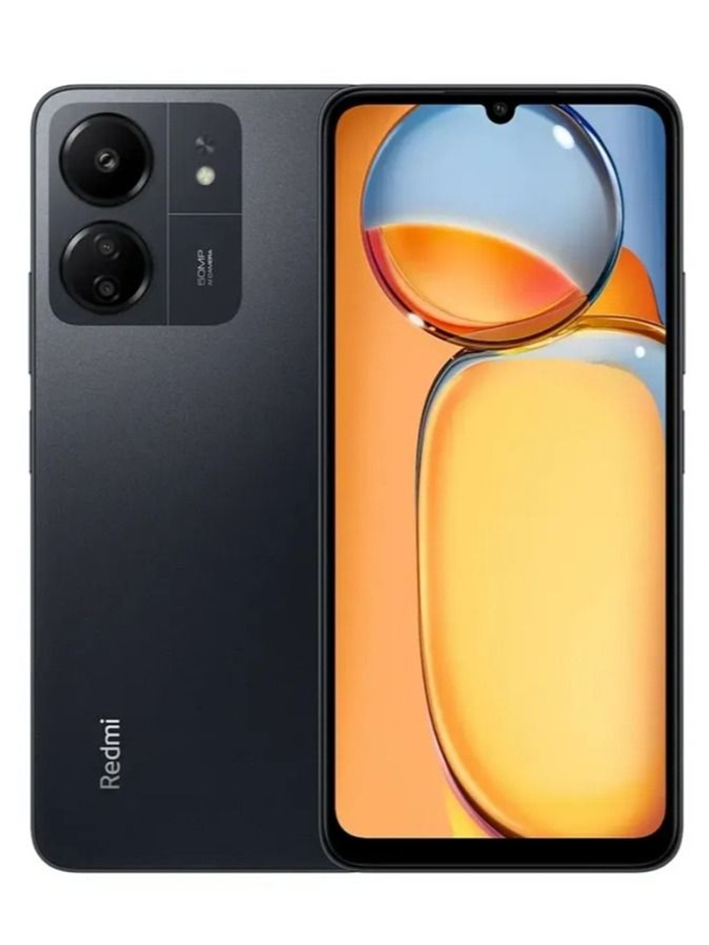 Redmi Смартфон смартфоны Redmi 13C 8+256GB Global 8/256 ГБ, Nano-SIM, черный