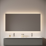 Зеркало для ванной комнаты SANCOS Поле 2.0 (Square 2.0) 1400х800 led подсветка 2700K/4000K/5000K SQ2.1400