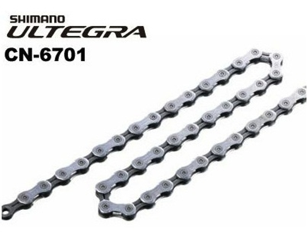 Цепь Shimano ULTEGRA 10-скор., 112 звеньев, с пином, без уп. KCN6701112E