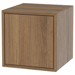 IKEA EKET  (ИКЕА ЕКЕТ)  -  Шкафчик с дверцей - коричневый орех 35x35x35 см