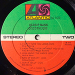 Herbie Mann ‎– Discothèque (США 1975г.)