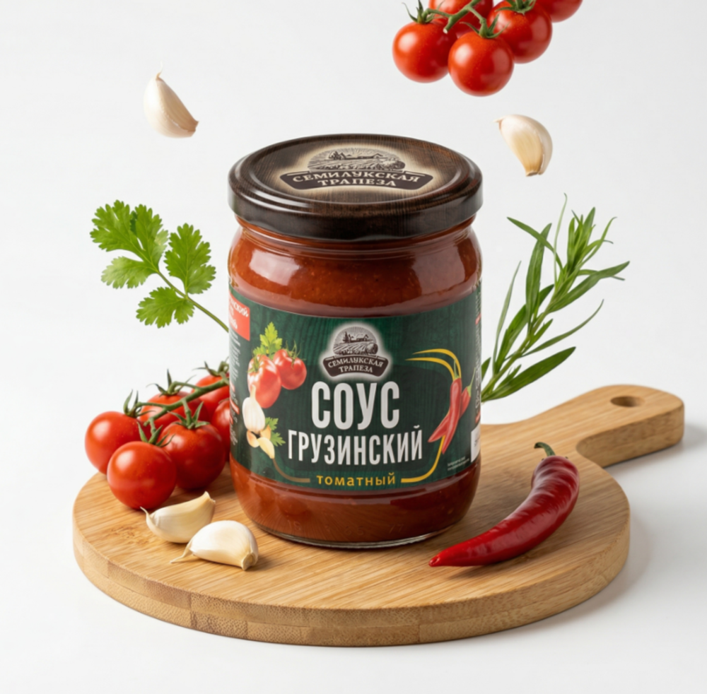 Соус грузинский томатный Семилукская Трапеза, 500 гр