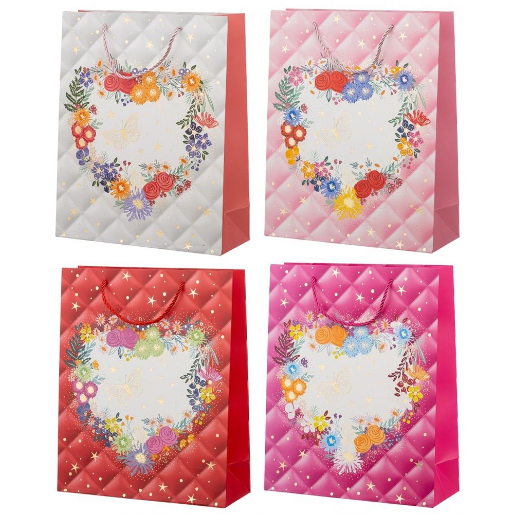 Подарочный пакет Basir, серия "Сердце", 30*40*12 см, ассорти Подарочный пакет Basir, серия "Сердце", 30*40*12 см, ассорти