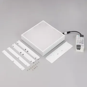 Встраиваемый светильник 24W 3000K 045700 белый DL-GRIGLIATO-S190x190-24W Warm3000 Arlight