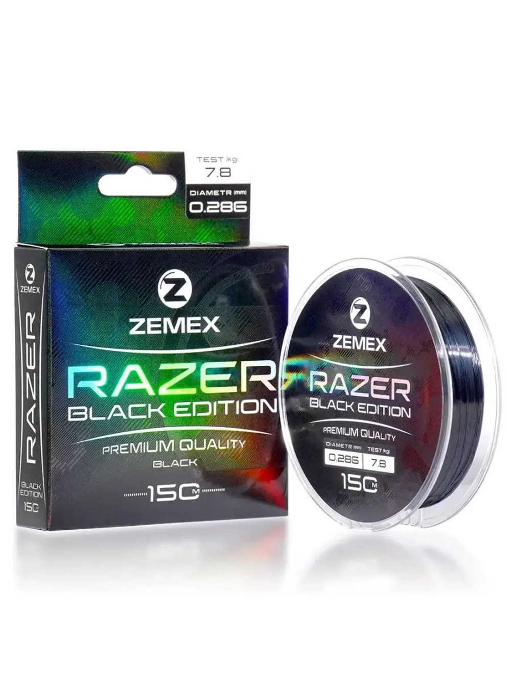 Монофильная леска RAZER BLACK EDITION 150 м