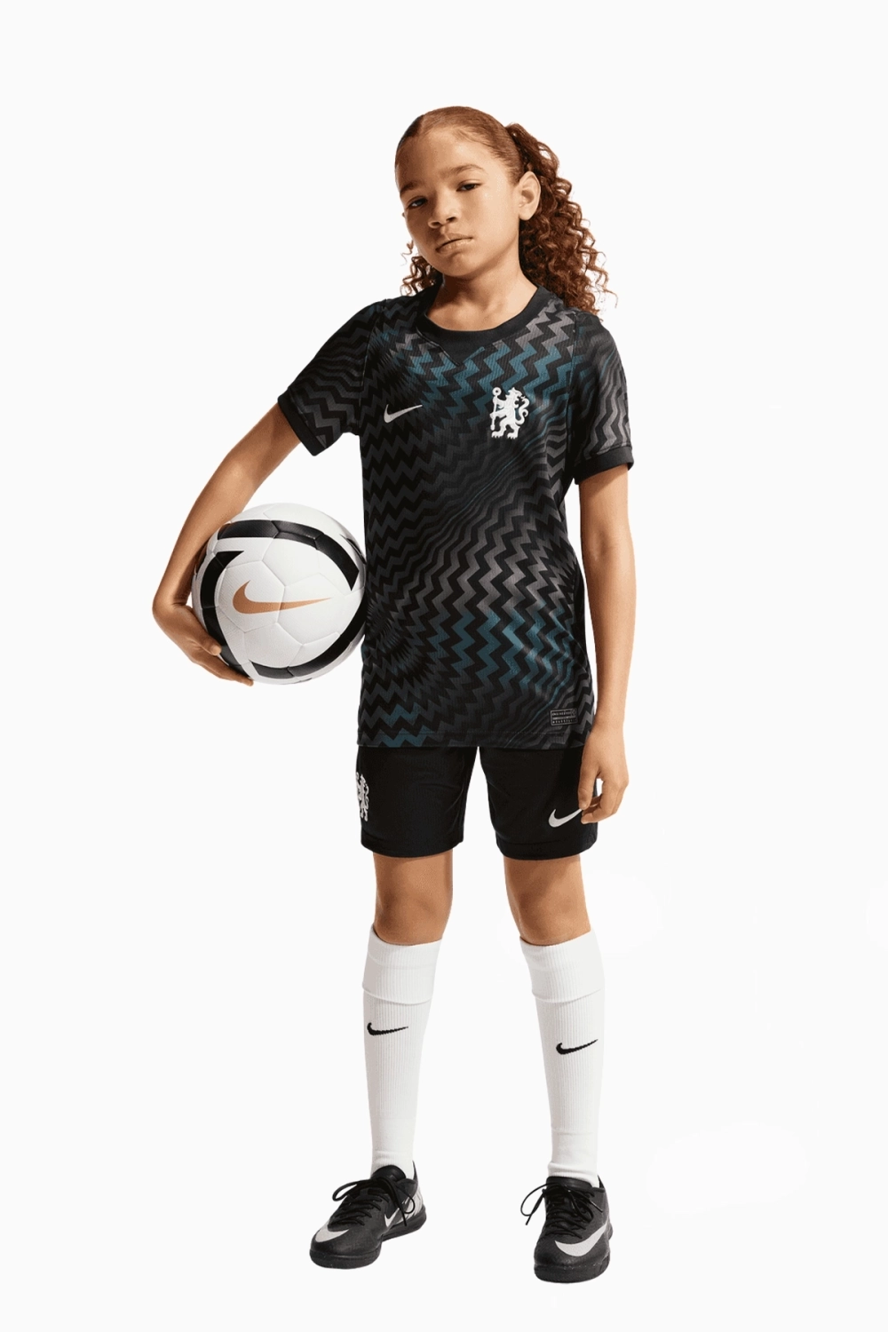Футболка Nike Chelsea FC 26/27 Goalkeeper Stadium Junior - черный