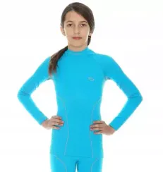 Футболка подростковая на девочку Thermo body guard BRUBECK LS11700 лазурь