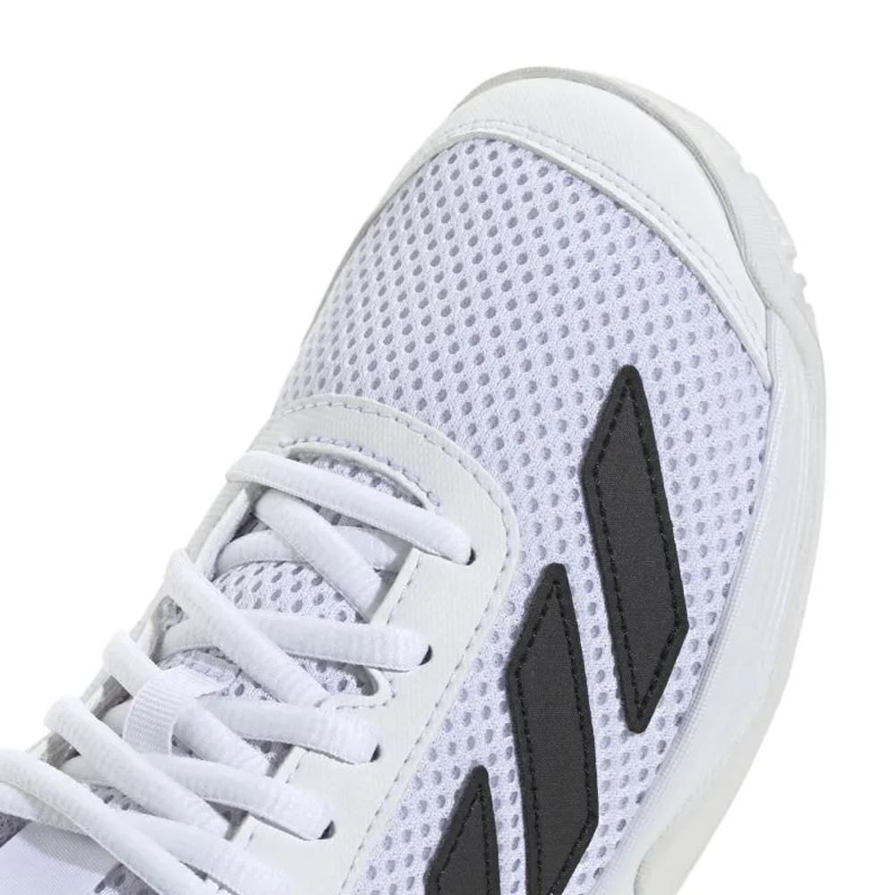 Детские теннисные кроссовки Adidas Courtflash K - cloud white/core black/cloud white