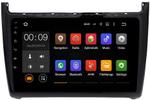 Магнитола для Volkswagen Polo 2009-2020 (черный/серебро) - Airok RX-3707 Android 13, Быстрая, SIM-слот