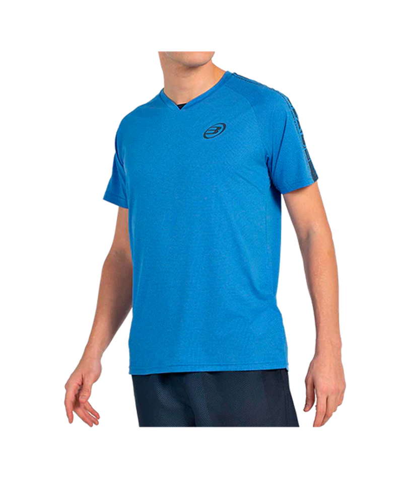 Футболка для падел Bullpadel Badan Blue 2025 |  Размер XL