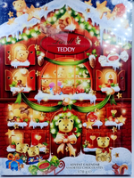Шоколадные конфеты Lindt Адвент-календарь Teddy, ассорти 170 г (из Финляндии)