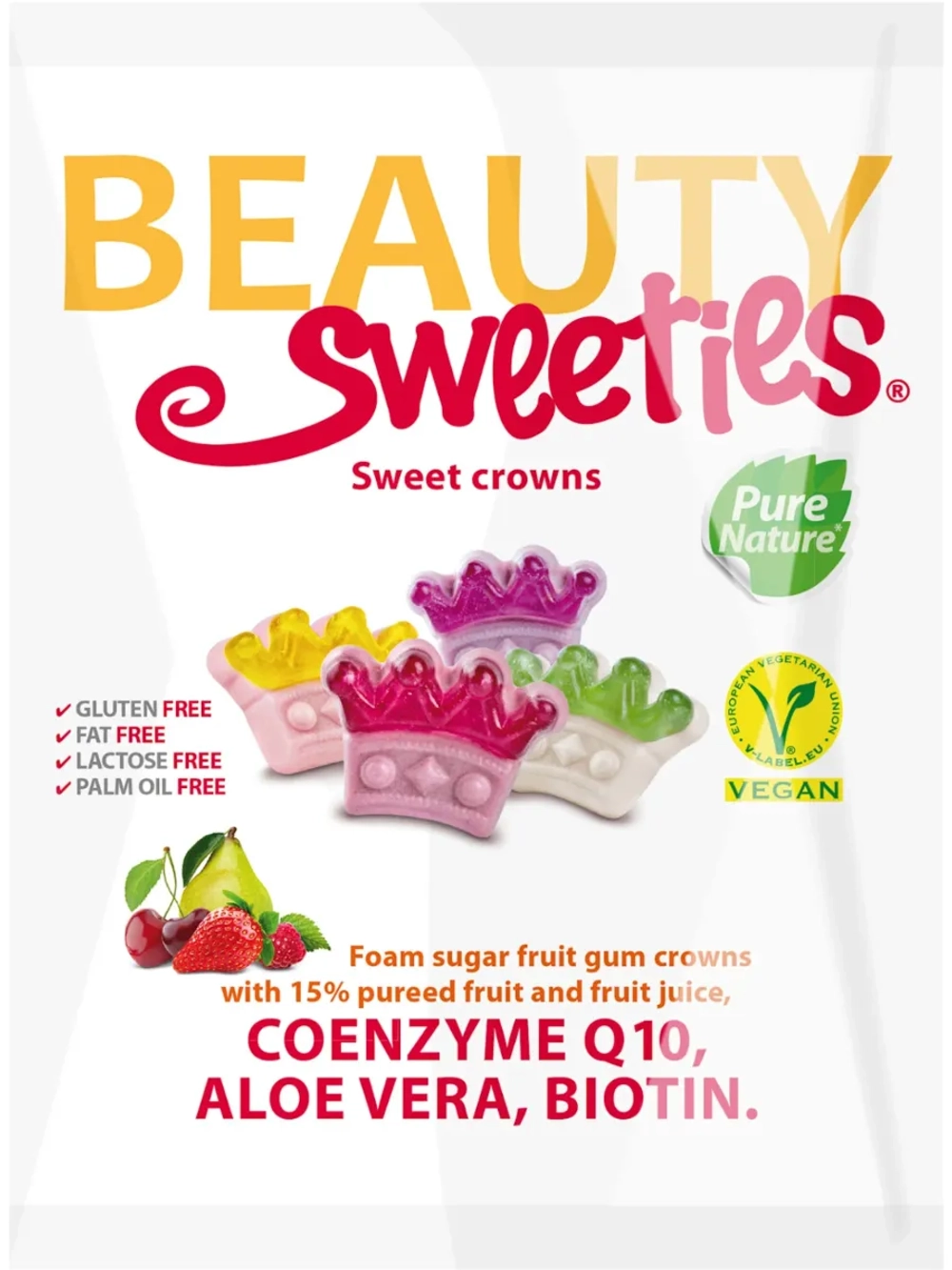 Beauty Sweeties Мармелад веганский, без лактозы, 125г