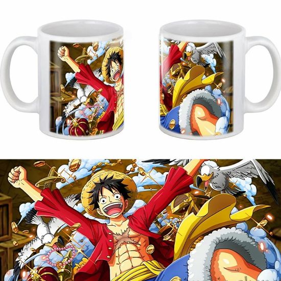Кружка керамическая Большой куш, One Piece, герои-2, 330 мл