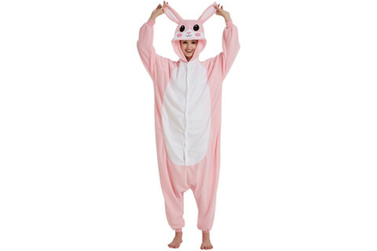 Кигуруми Funfur Fleece Розовый заяц L