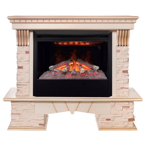 Каминокомплект Real Flame Sorento 25,5/26 WT с очагом 3D Helios 26 SBG