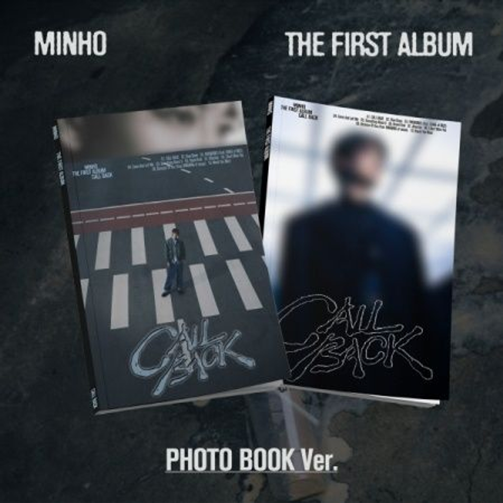Альбом MINHO - CALL BACK 1st Album PHOTOBOOK 2 Version SET
