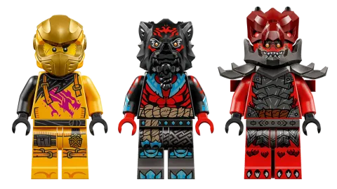 Конструктор LEGO Ninjago 71833 Суперштормовой самолет Раса и Арина