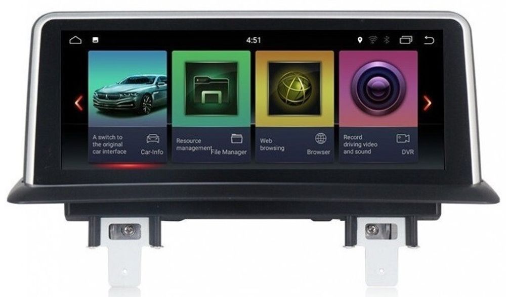 Магнитола для BMW 1-серии (E87) 2006-2009 (экран CCC) - Airok RW-2708C/CC монитор 10" на Android 9, и