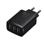 Сетевое зар. устр. Baseus Compact 17W 3USB (CCXJ020101) черное
