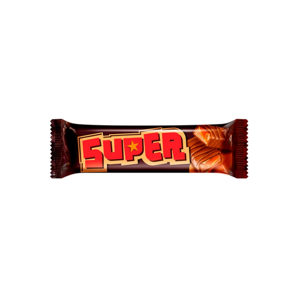 КДВ Батончик SUPER с нугой и мягкой карамелью 40г 8/18 (арт.НК707)