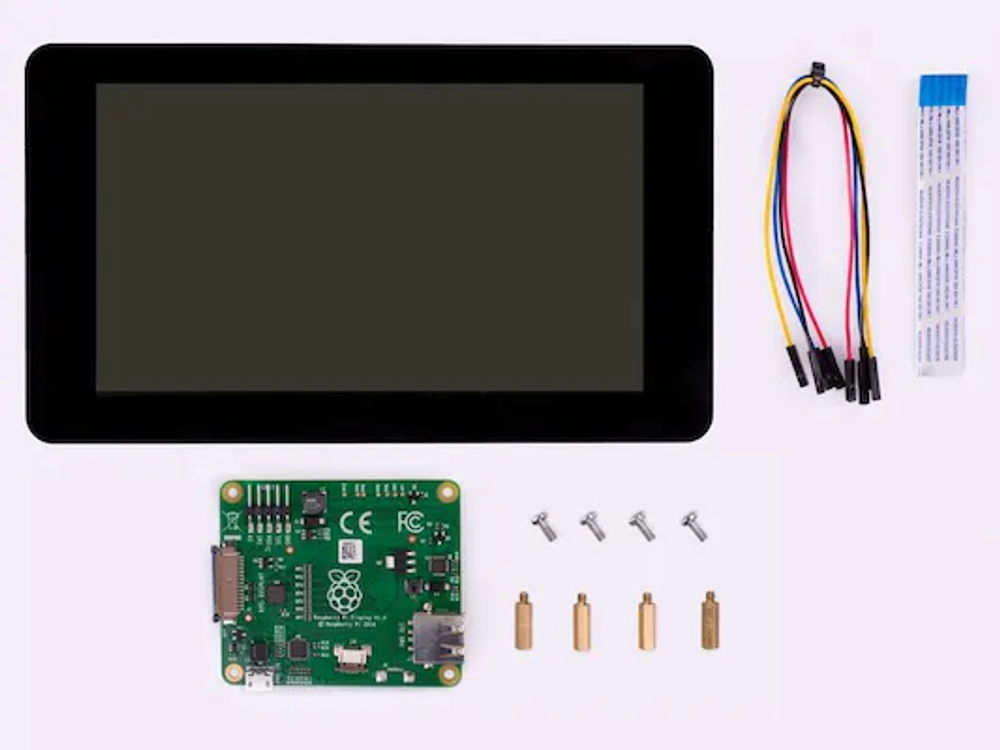 Сенсорный ЖК-экран для Raspberry Pi 3-4, 7 дюймов (800x480)