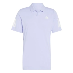 Мужское теннисное поло Adidas Club 3 Stripes - violet tone
