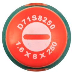 D71S8250 Отвертка стержневая шлицевая ANTI-SLIP GRIP, SL8.0х250 мм