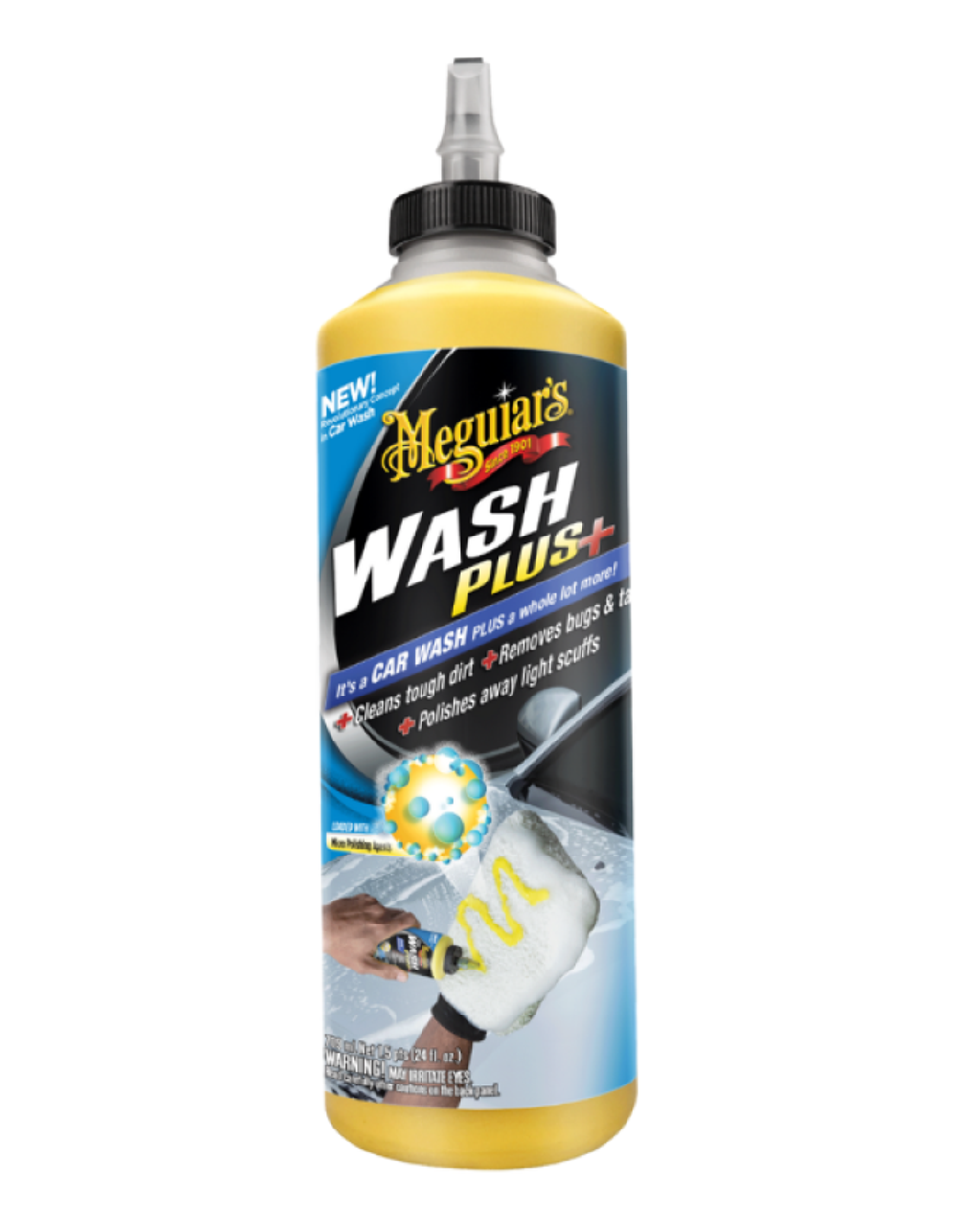 Meguiar's Средство для мойки автомобиля Wash Plus +, 709 мл.