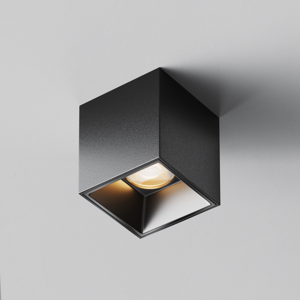 Накладной светодиодный светильник Maytoni Alfa LED C064CL-5W2.7K-SQ-B