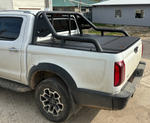 Алюминиевая складная 4-х секционная крышка JAC T9 (под штатную дугу с доборами)