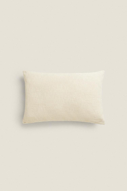 ZARA HOME ЧЕХОЛ НА ПОДУШКУ В ПОЛОСКУ, СВЕТЛО-БЕЖЕВЫЙ