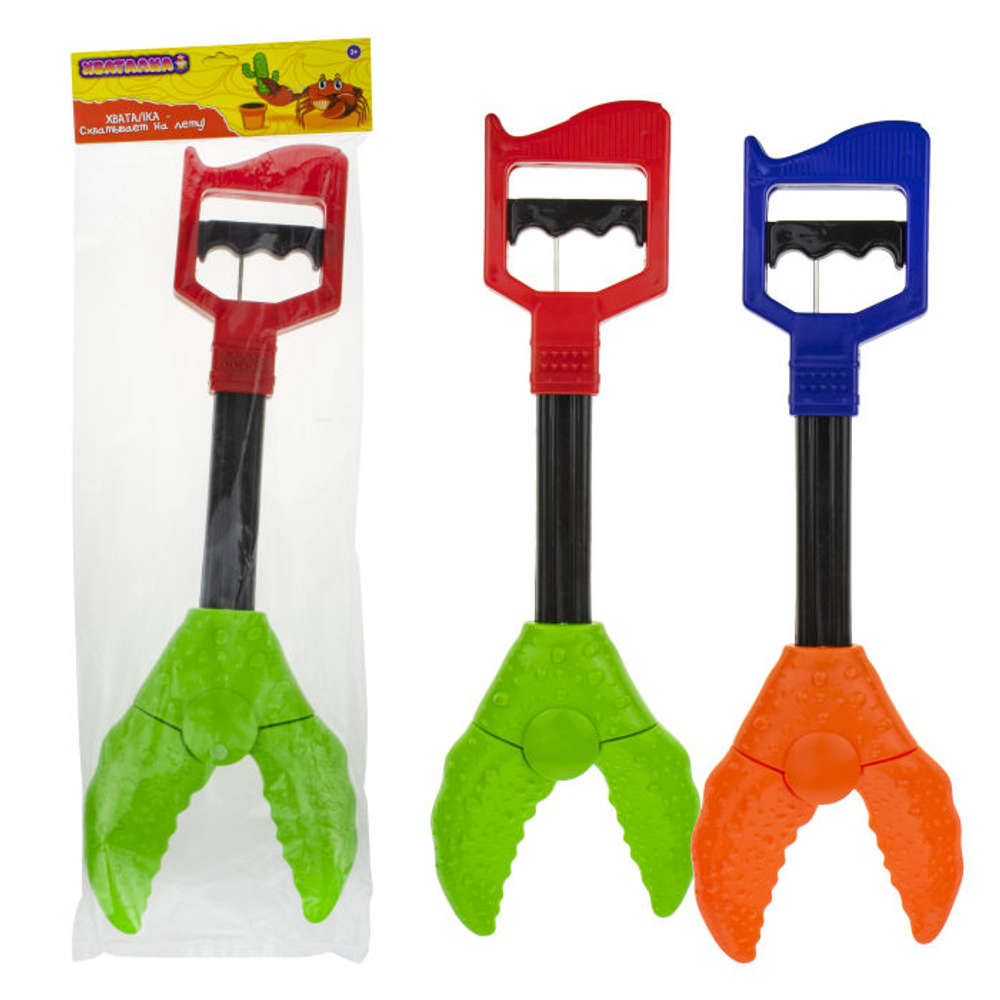 1toy Хваталка Клешня краба 41 см, блок 72 шт.