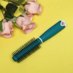 Расческа массажная брашинг «Bella's Beauty room», цвет тёмно-бирюзовый, 22см, d-4см
