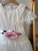 Новое кружевное платье Monnalisa, 116
