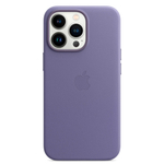 Кожаный чехол с поддержкой MagSafe Apple Leather Case для iPhone 13 Pro, Wisteria (Сиреневая глициния)